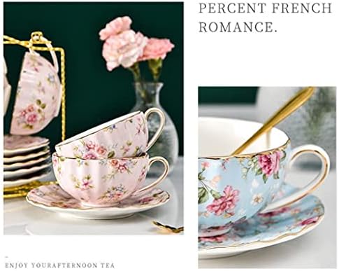 Trexd vrtni cvjetni čaj za čaj keramičke šalice kave set britanska kost kineska pnom Penh šalica