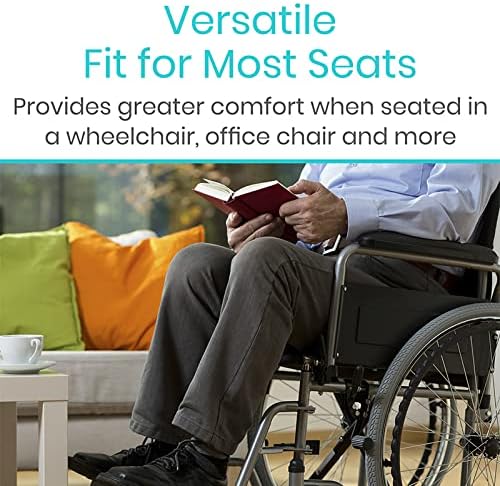 Vodootporni jastuk za invalidska kolica za smanjenje pritiska-memorijska pjena i gel jastučić za starije osobe-odgovara većini