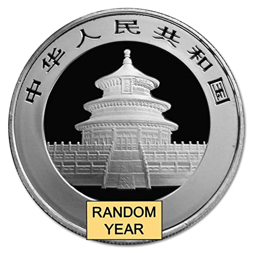 1989-2015 1 oz srebrna kineska panda kovanica sjajno necirkulirano ¥ 10 bu