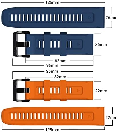 FNDWJ za Garmin Fenix ​​7 7x 6x 5x Watchband 22 26 mm narukvica za Fenix ​​6 Pro 5 Plus kopča Silikonski brza zamjenska naramenica