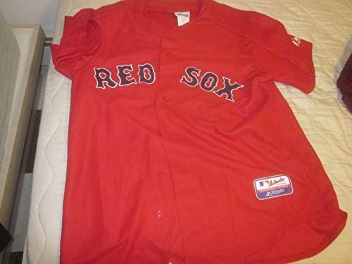Igra Boston Red Sox koristila je treneri Jersey 35 Lynn Jones Loa - MLB igra korištena dresova
