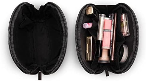 Kozmetičke torbe za žene, torbice torbice šminke Organizator za skladištenje torbe za šminkanje djevojke, zlatne crne pukotine
