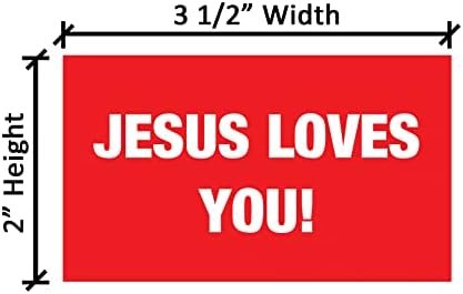 Isus te voli! / Evanđeoske rasprave / Evangelizacija / veličina posjetnice / pakiranje od 50