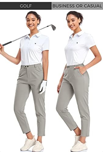 Ženske golf hlače Slim Fit Stretch Stretch Ladies Works Yoga Dress hlače casual Working Odjeća za odjeću odjeća odjeća
