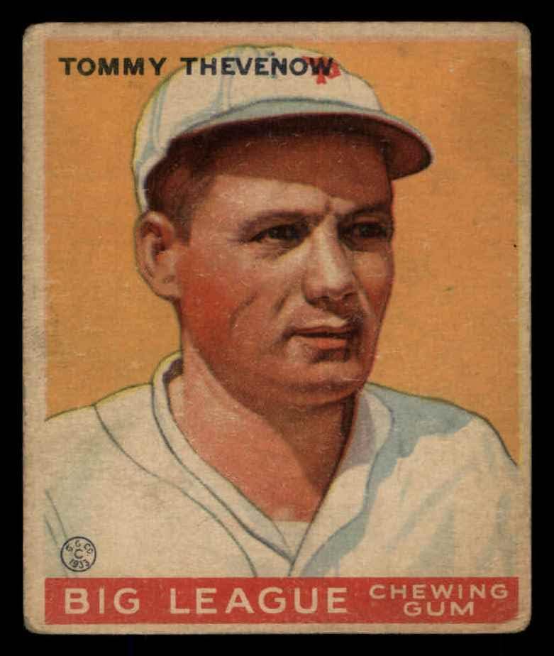 1933. Goudey 36 Tommy Thevenow Pittsburgh Pirates Fair Pirates