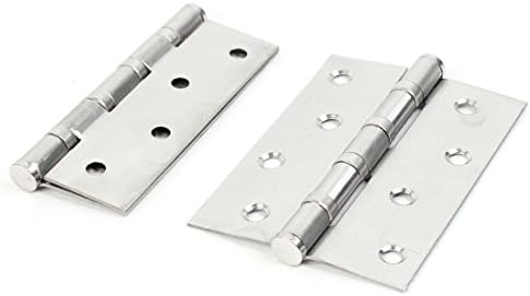 Aexit 2 PCS vješalice za odjeću od nehrđajućeg čelika ormarića vrata vrata na vratima srebrni ton vješalica za dječju odjeću