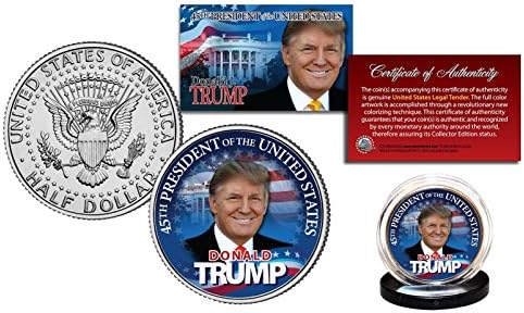 Službenik Donald Trumpa JFK pola dolara U.S Coin W/CoA - Ograničeno izdanje od 500