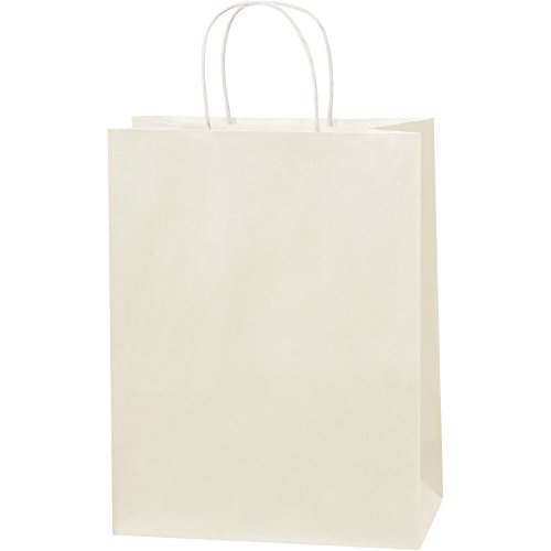 Zatamnjene papirnate vrećice za kupnju, 10 in 5 in 13, Francuska vanilija, 250g / karton