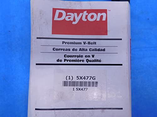Novi Dayton 5x477g Premium V -remen za motore Kompresore obožavatelji itd. - MS5821AP1