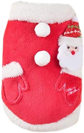 Kesyoo zima nošenje kućnih ljubimaca zimska odjeća flanel toplo štene božićni kostim outfit mačka novogodišnja prerušavanje