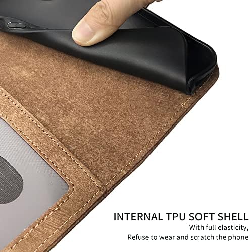 Furiet Kompatibilan sa Google Pixel 3a Torbica-novčanik i remen za zapešće Provucite kožna flip-nositelj kreditne kartice