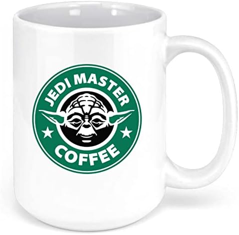 Grubby Garb šalica za kavu: Jedi majstor kava unci keramička šalica za kavu - smiješna, novost, sarkazam, motivacijski, rođendanski