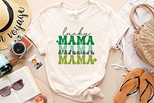St Patricks Mama Pokloni za mame žene irske majice za odmor Tee Saint Patrick's Dan poklon shamrock košulja