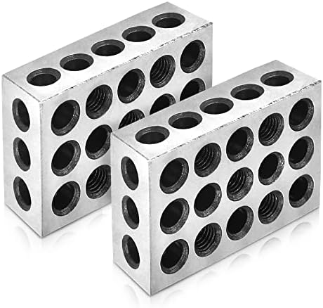 5 parova Ultra preciznih 1-2-3 blokova s 23 rupe 1 * 2 * 3 učvršćenje od 0.0002 do 123 za glodalicu koja se koristi za postavljanje,