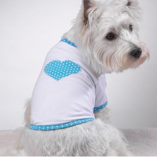 Od-do-do-Casual majica s točkicama za pseće srce