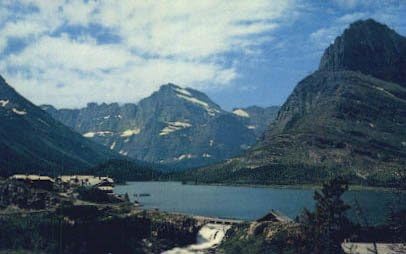 Nacionalni park Glacier, razglednica u Montani