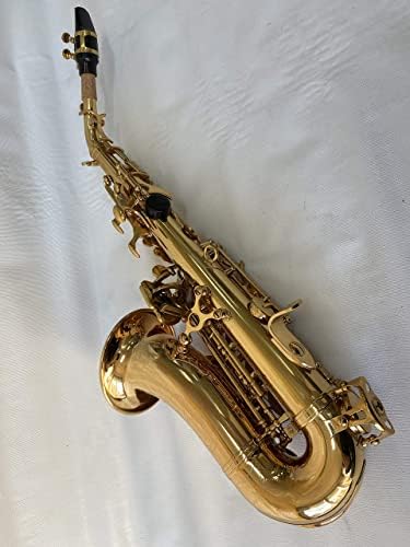 Profesionalni zlatni sopran saksofon zakrivljen saksofon