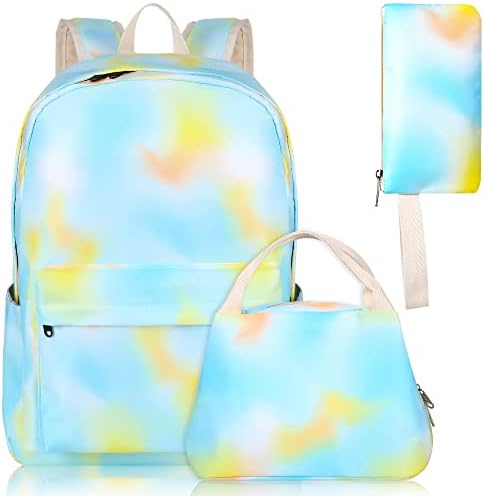 Scione Girls Backpack kravata školske torbama za knjige, Rainbow Travel Rockpack za tinejdžerske djevojke modne torbe Outdoorl