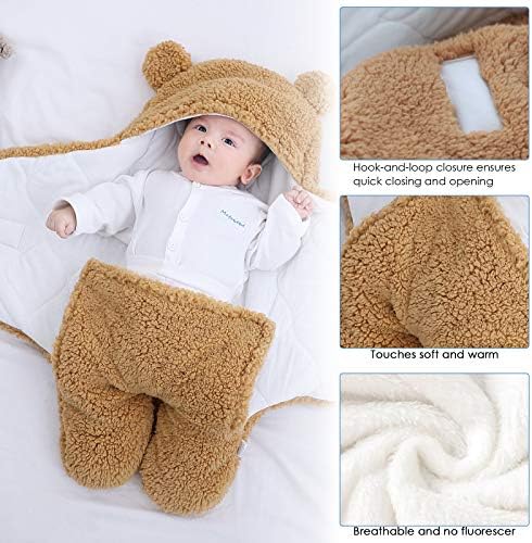 Petyoung novorođenčad za bebe pokrivač zima mekana topla vreća za spavanje fleke za bebe Dječje djevojčice djevojčice