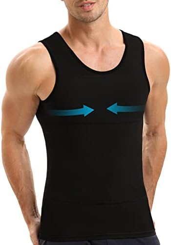 Kompresijske košulje za muškarce za ginekomastiju, majica za mršavljenje za muškarce, majice za kontrolu trbuha - mijenjaju