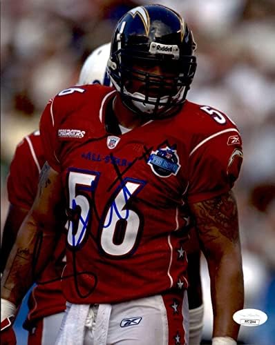 Shawne Merriman San Diego Chargers potpisani/Autografirani 8x10 Photo JSA 161242 - Autografirane NFL fotografije