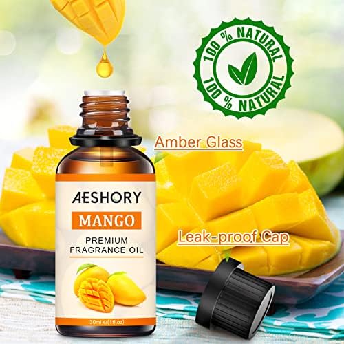 Mango Miris ulje 30 ml - Vružna mirisna ulja za izradu svijeća, mirisi sapuna i difuzor - esencijalna ulja s voćnim mirisima
