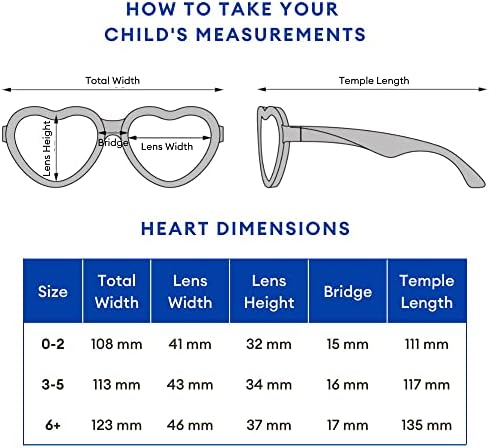Dječje sunčane naočale u obliku srca s UV zaštitom-savitljive, fleksibilne, izdržljive, sigurne za bebe / više veličina i