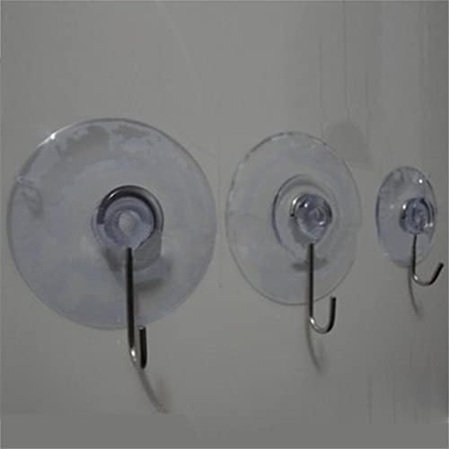 Eyhlkm 10pcs usisna čaša kuke prozirne zakusne kuke odjeća pokrivač pokrivač ključ metalna viseća kuka za kupatila kuhinja
