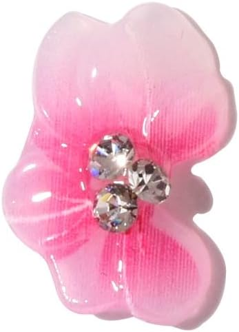 120pcs/kutija akriklički utisnuti cvijet latica 3D cvjetni čari čarla za nokte od rinestona ukrasi za nakit za nokte - pribor