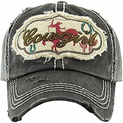 Cowgirl ženski vintage bejzbol šešir