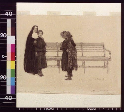 PovijesnaFindings Foto: Sestra Perpetua upoznala je s nama, Charlotte Harding, 1903?, Redovnica, djeca