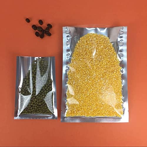 100pcs vrećice od aluminijske folije prednje prozirne otvorene vrećice za skladištenje hrane od milara…