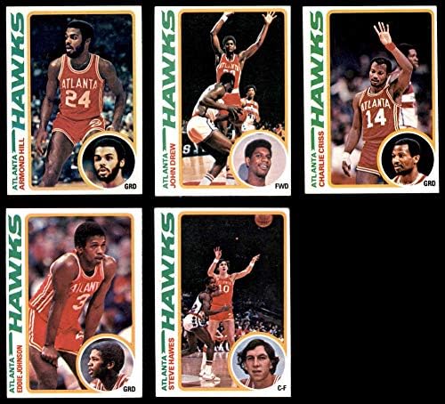 1978-79 Topps Atlanta Hawks Team Set Atlanta Hawks VG+ Hawks