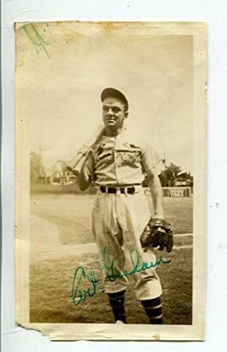 Art Skinny Graham Potpisana fotografija 3x5 Autografirano 1939. Orioles D: 1967 75881 - Autografirani MLB Art