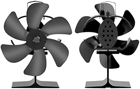 Alati za kamin ventilator peći sa 6 lopatica toplinska ventilacija ventilator kamina od aluminijske legure na drva osigurava