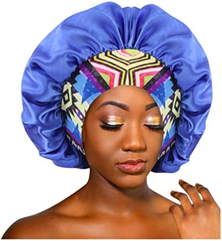 Krup za kosu za žene saten -sjeku meka kovrčava kosa za spavanje elastična traka za glavu satenski kapu