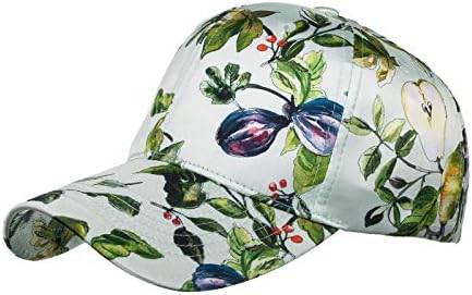 Zhuyou cvjetni print bejzbol kapu Podesiva lagana vanjska sportska kape ljetne plaže putovanja šeširi vinatge hip hop tata