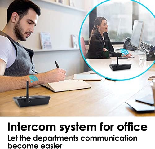 Bežični Interfonski sustav, bežični interfoni za dom s dometom od 5280 stopa, 10-kanalni poslovni Interfonski sustav s 3