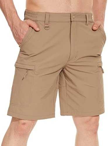 Tacvasen muške kratke hlače lagane brze suhe kratke hlače s 5 džepova za putovanja na planinarenje golf ribolova