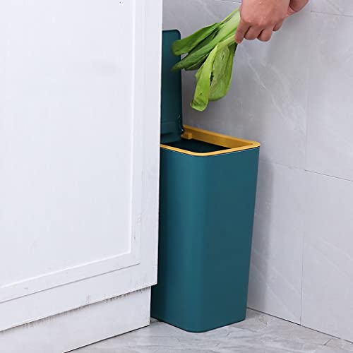 Kuhinjsko smeće limenke kanta za toalet tisak s poklopcem s poklopcem na proreznim papirnatim košarica Kuhinja Kuhinja kuhinja