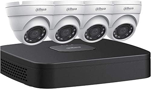 Dahua Tehnologija N444E42 4-kanalni 8MP NVR s 2TB HDD i 4 x 4MP vanjski, 2,8 mm objektiv za noćni vid Mini Turret kamere