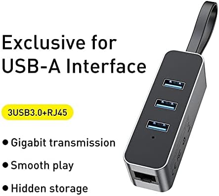 JAHH USB hub USB 3.0 hub USB A na RJ45 mrežni adapter Multi USB 3 USB 3.0 hub pretvarač priključne stanice USB razdjelnik