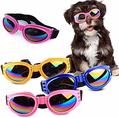 Bybycd 6 boja sklopivi vodootporni kućni oweewear UV zaštita sunčanih naočala za zaštitu pasa za zaštitu kućnih ljubimaca