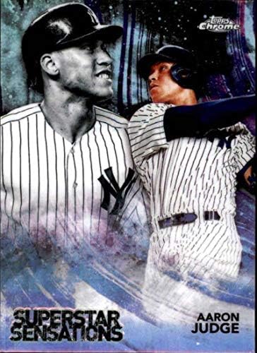 2018 Topps Chrome Superstar Sensations Refractors SS-1 Aaron Sudac New York Yankees Trading Card za bejzbol