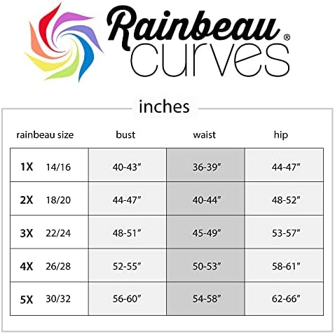 Rainbeau Curves Women Plus Size Basix kompresija Capri