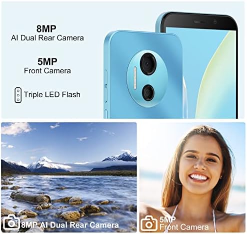 Doogee otključani pametni telefon, X97 Android 12 telefoni, 6.0 HD zaslon, dvostruki 4G otključani mobiteli, AI dvostruka