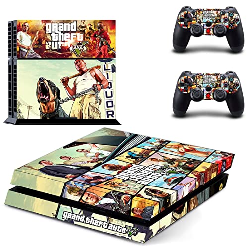 Za PS5 Digital - Game Grand GTA krađa i Auto PS4 ili PS5 naljepnica kože za PlayStation 4 ili 5 konzola i kontrolera naljepnica