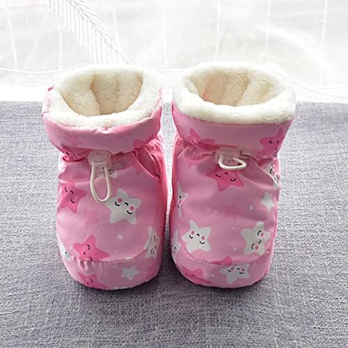 Dječje cipele Cipele za malu djecu Pamučne cipele plus baršunaste debele tople cipele s mekim potplatom slatke cipele koje