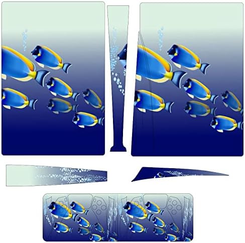 Podvodni svijet morska riba puna zaštitna koža Dizajn omota naljepnica kompatibilna s konzolom i kontrolerom disk verzije