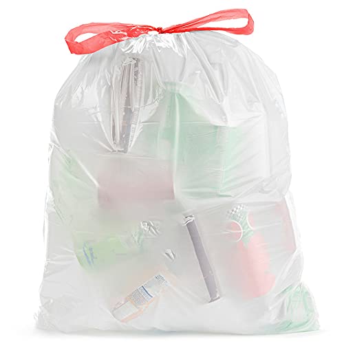 UltraSac 13 galona 0,9 mil svježeg mirisa bijele vučne torbe visoke kuhinjske vrećice za smeće - 24 x 25 - pakiranje od 50